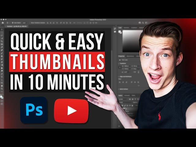 How To Make A Youtube Thumbnail In Photoshop 2022 | Quick & Easy Tutorial