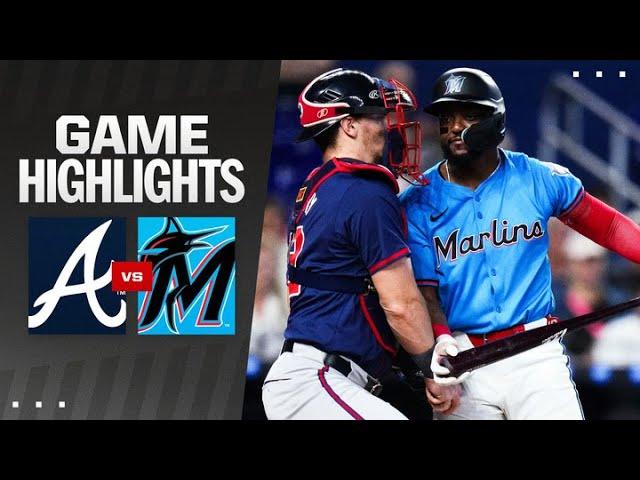 Braves vs. Marlins Game Highlights (9/22/24) | MLB Highlights