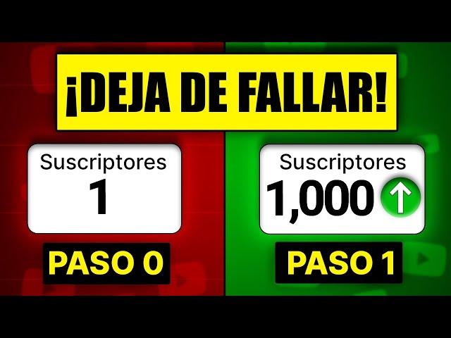 Cómo hacer CRECER tu CANAL de YOUTUBE con 4 PASOS Efectivos