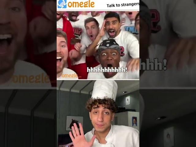 I met mrbeast on omegle قابلت مستر بيست في اوميجل 