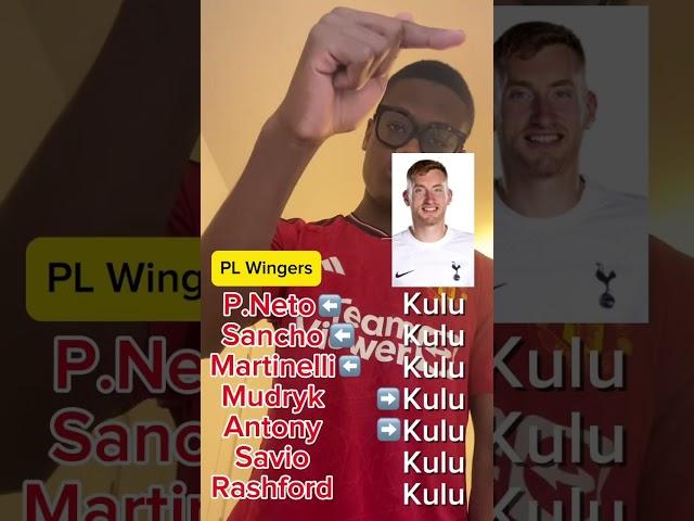 PL Wingers VS Kulusevski #kulusevski #premierleague #shorts #tottenhamhotspur #playercomparison