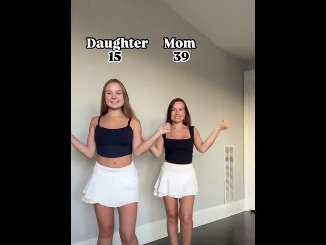 Mom and Daughter Dancing together #dancing #ootd #dance #viralvideo #content