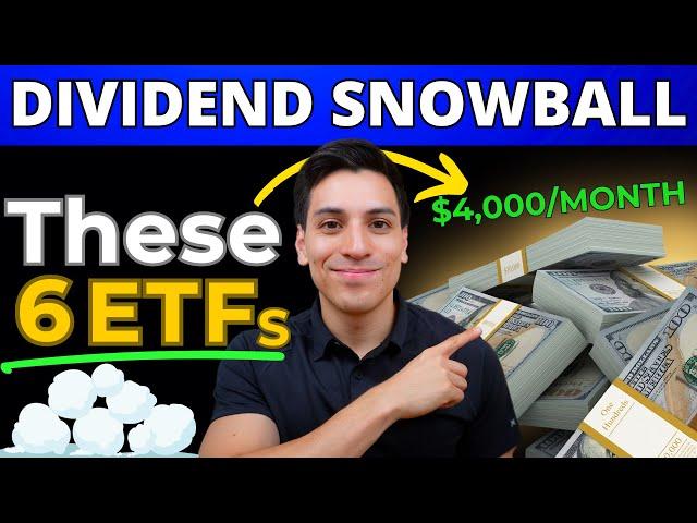 6 Best ETFs To Make The Dividend Snowball FASTER! (Living Off Dividends)