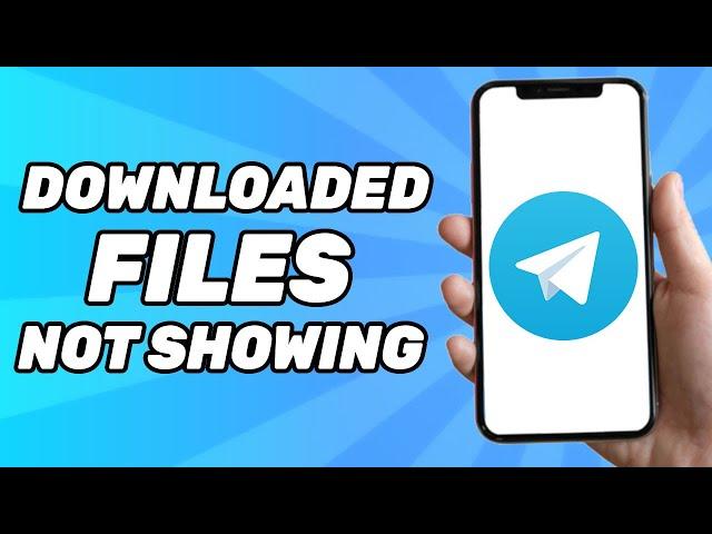 Telegram Downloaded media Files not showing in android (fixed 2024)