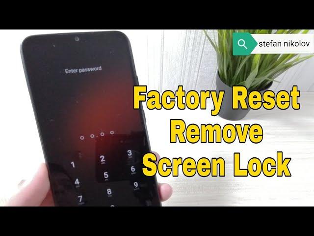 Factory Reset Xiaomi Redmi 9A (M2006C3LG). Delete pin, pattern, password lock.