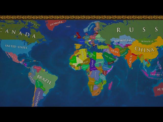 2024 Modern World Battle Royale / Eu4 Ai Only Timelapse