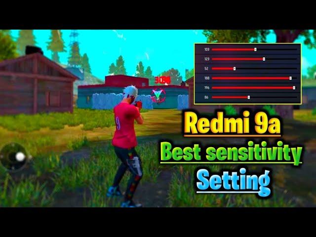 Redmi 9a Free Fire Headshot setting 2024  Best Sensitivity Settings | + Hud Settings