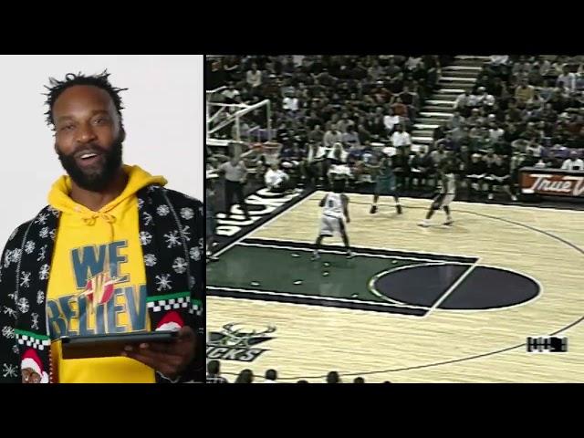 This Day in History: Baron Davis reacts to his full-court shot from 2001