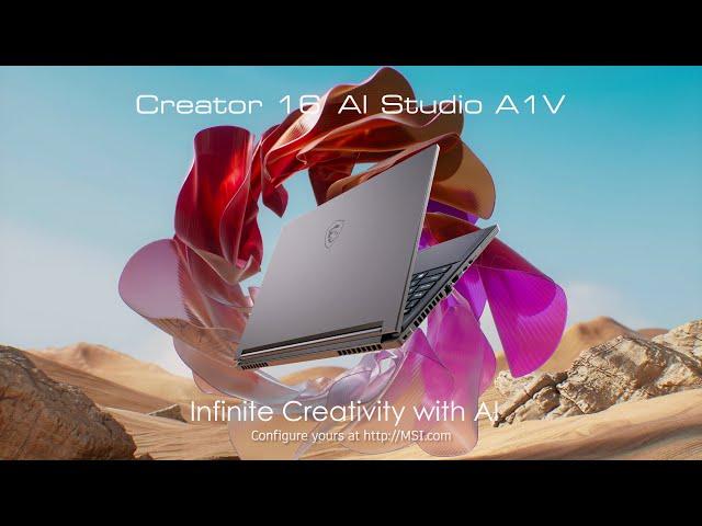 Creator 16 AI Studio A1V - Infinite Creativity with AI  | MSI