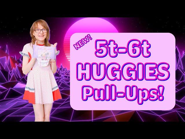 Huggies Pull-Ups Diaper Training Pants For Girls [NEW 5t-6t Size]