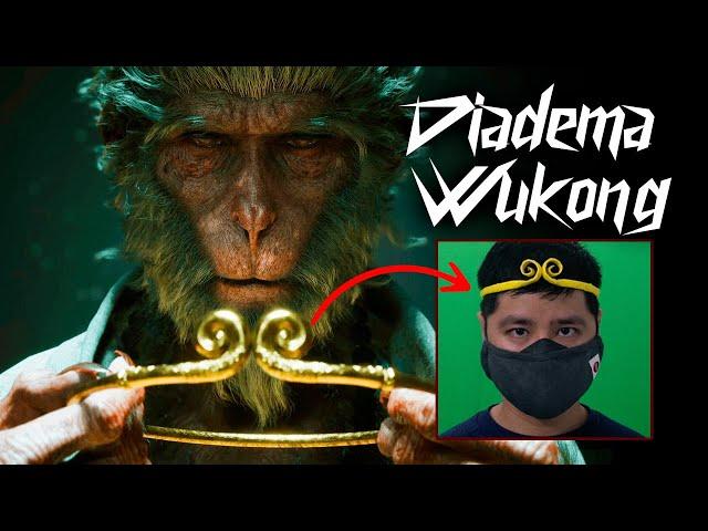 Cómo hacer diadema de papel negro mito wukong