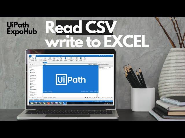 UiPath Tutorial | Uipath Tutorial for Beginners - Read from CSV and Write to Excel