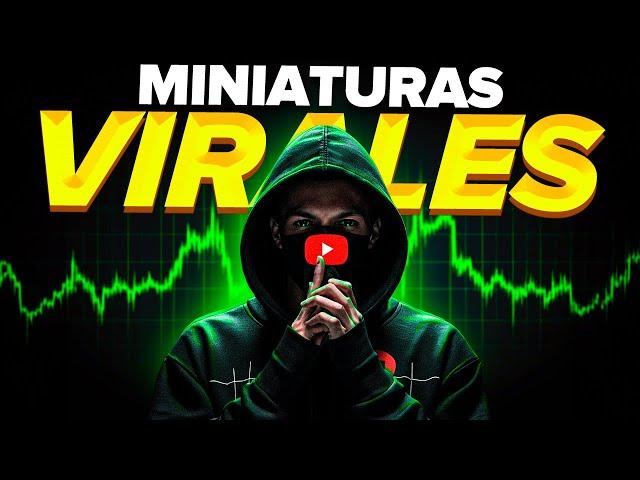 Cómo Hacer MINIATURAS Virales en Menos de 1 Minuto y 100% GRATIS