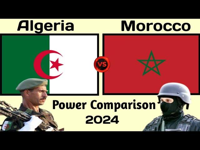 Algeria vs Morocco military power comparison 2024 | Morocco vs Algeria military power 2024