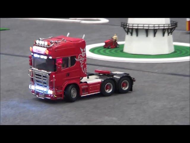 Rc Trucks @ Leyland April 2015 Tamiya 1/14 scale Toys Wedico Carson scaleART LKW RC