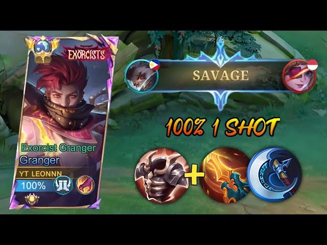 26 KILLS + 2x MANIAC + SAVAGE!! TRY THIS GRANGER BEST 1 SHOT BUILD FOR SOLO RANKED 2024 