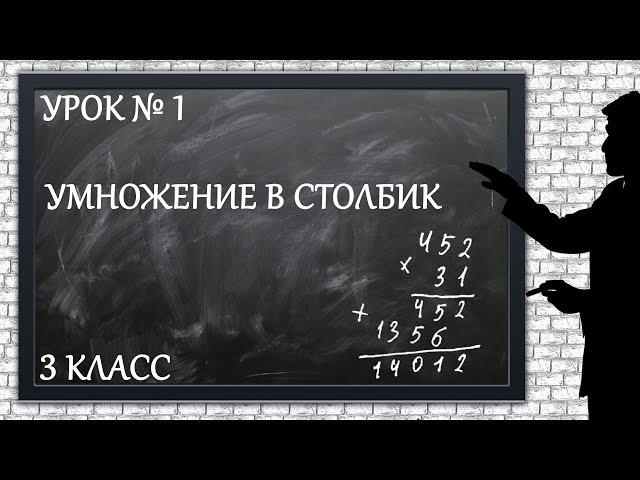 Изучаем математику с нуля / Урок № 1 / Умножение в столбик