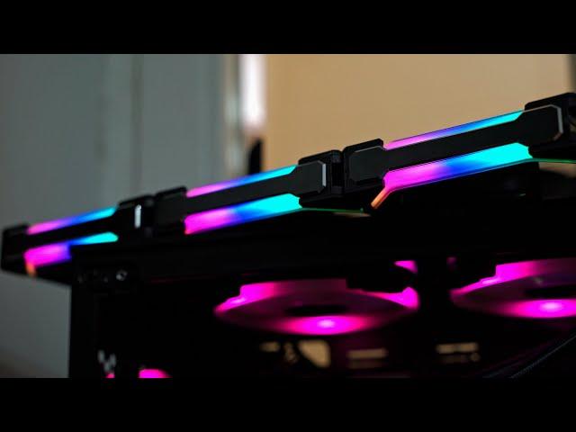 LIAN LI SL 120 модульные вентиляторы ARGB с контроллером для игрового пк