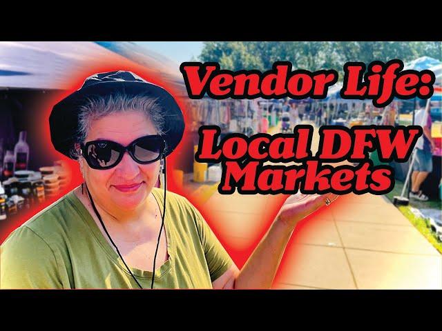 Vendor Life:  Markets in Decatur and Flower Mound Texas and we stopped to eat at Verf’s Grill &Tavrn