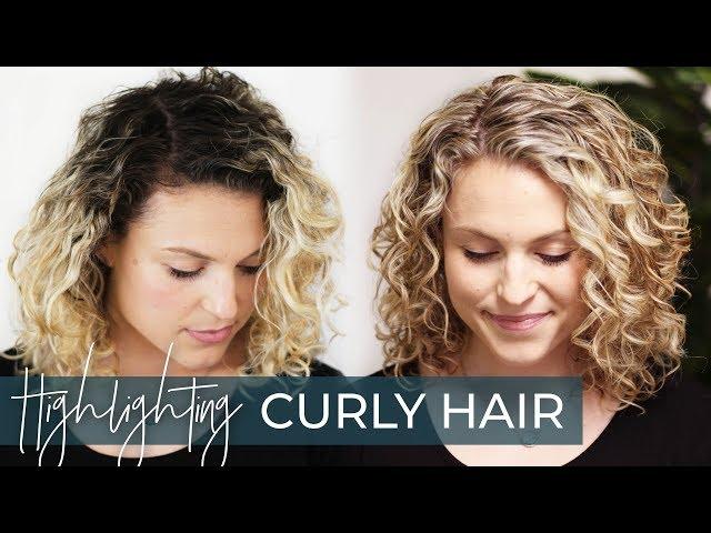 How to Highlight Curly Hair | My Favorite Blonde Highlighting Technique (with a Base Bump)