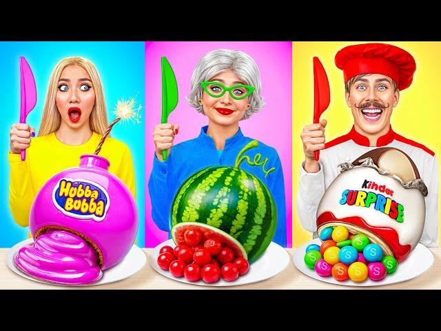 Me vs Grandma Cooking Challenge | Funny Food Challenges by Multi DO