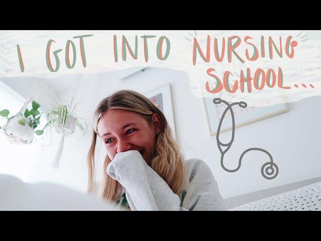 My *RAW* Journey Getting into Nursing School ft. tears & reactions