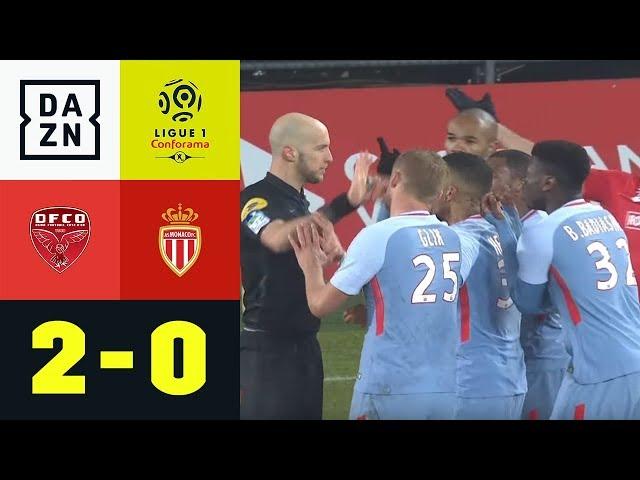 Naldo fliegt bei der Schmach von Dijon vom Platz: Dijon - AS Monaco 2:0 | Ligue 1 | DAZN Highlights