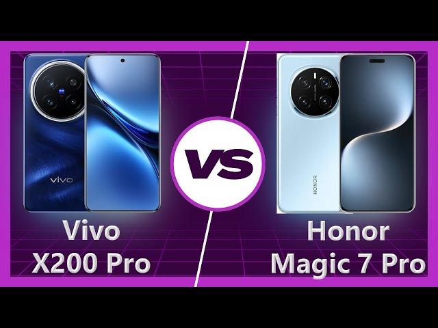 Honor Magic 7 Pro vs Vivo X200 Pro: Which Phone is for You?