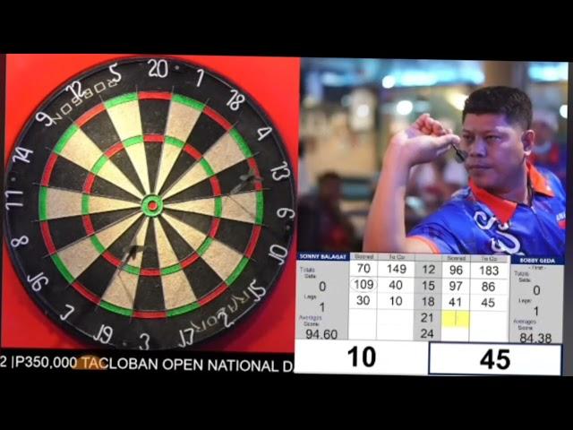 CONTROVERSIAL 45 LEFT CHECK OUT ( TACLOBAN NATIONAL DARTS OPEN II )