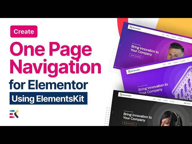 How to Create One Page Navigation in Your WordPress Website Using Elementor