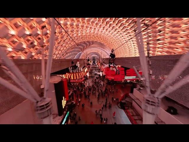 Stunning Fremont Street Experience from a Drone | 4K Aerial Tour of Las Vegas