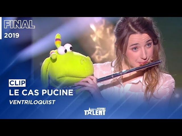 CAPUCINE singing ventriloquist final performance on France's got talent !