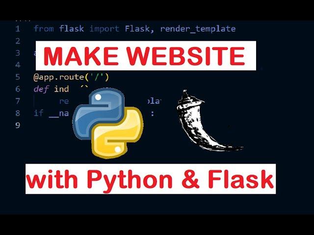 How to Make Websites with Python - Python Project