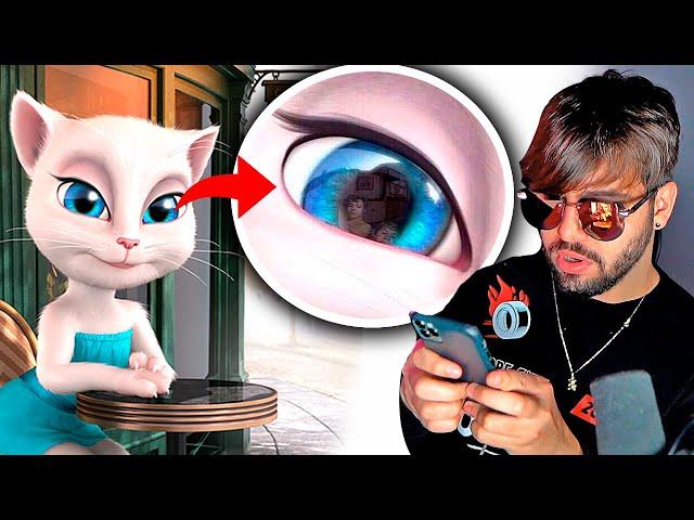 Testei o App Talking Angela pra ver se ele Espiona as Crianças mesmo