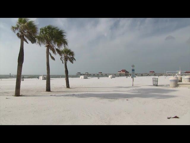 Windy day at Clearwater Beach