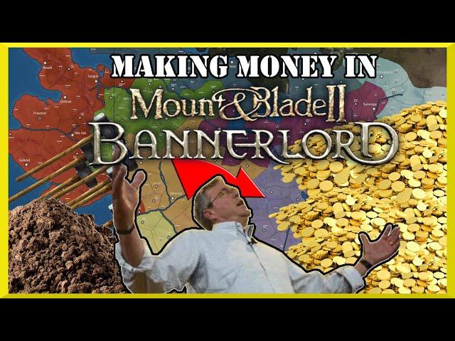 How To MAKE MONEY In Bannerlord Mount & Blade - Early & Mid Game - Guide & Tips! -Quests Farm & More