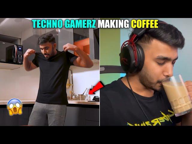 TECHNO GAMERZ MAKING COFFEE ️ || TECHNO GAMERZ GTA 5 || TECHNO GAMERZ || UJJWAL GAMER