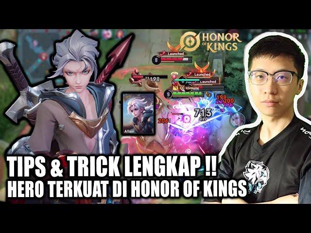 DIJAMIN MAKIN JAGO! TIPS & TRIK LENGKAP HERO TERKUAT DI HONOR OF KINGS!! BUILD ITEM & ARCANA ALLAIN!