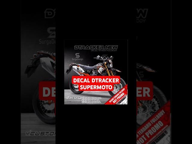 DECAL DTRACKER SUPERMOTO #dtracker #youtubeshorts #love #trendingshorts #cover #viralvideo #shorts