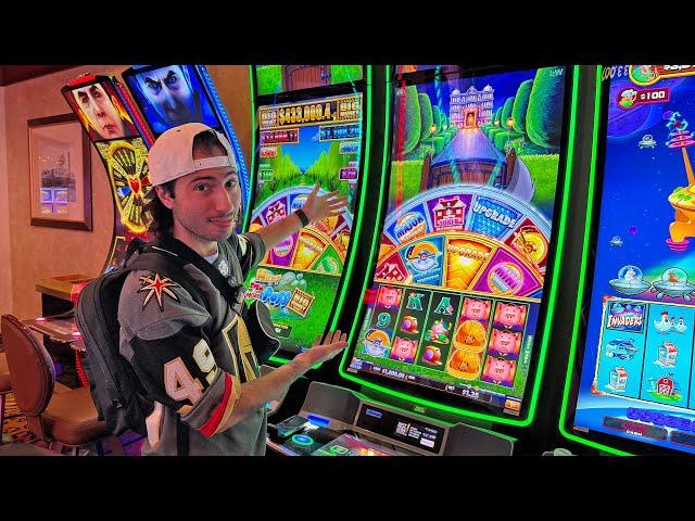 I Played The Max Bet On This Slot Machine And Got Multiple BONUSES!