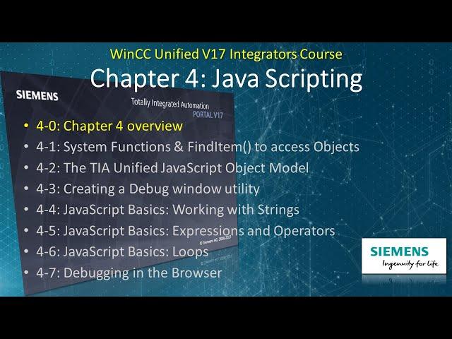 WinCC Unified v17 # 9:  Unified JavaScripting Overview - Learn Javascript! ‍  #WinCCGURU