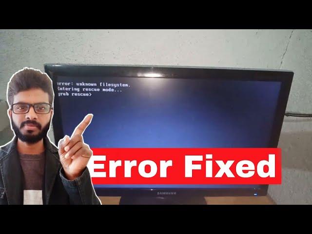 How to Fix Grub Error: No Such Partition | Grub Rescue 100% Working Solution