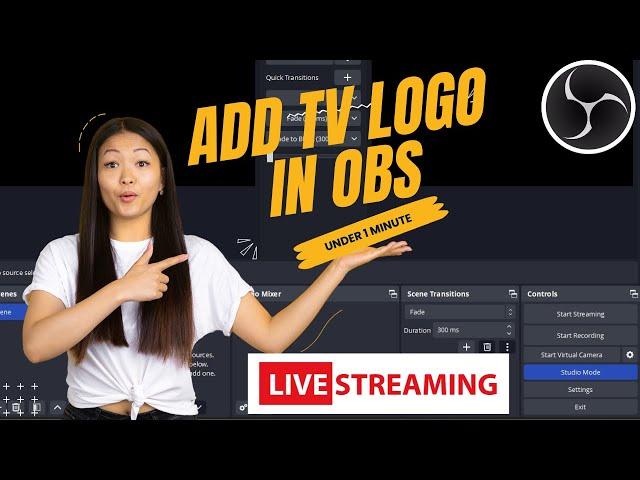 ADDING A  LOGO TO LIVE STREAMS IN OBS