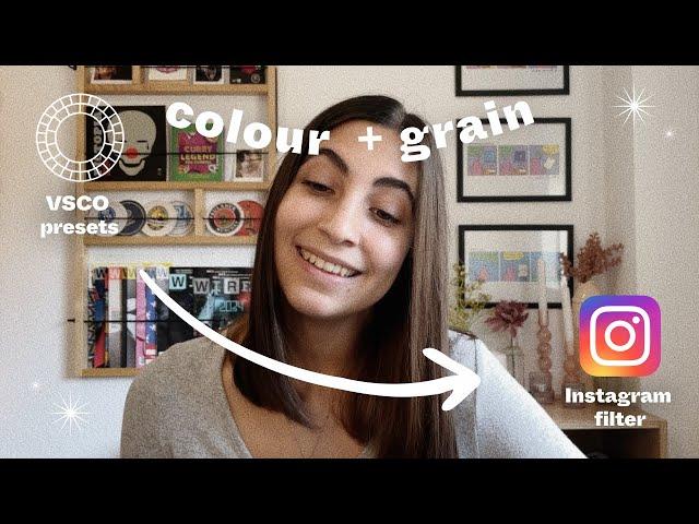 HOW TO CREATE YOUR OWN INSTAGRAM FILTER IN 5 MIN // LUT + GRAIN