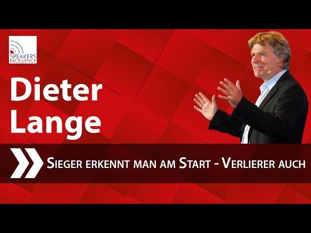 Dieter Lange: Sieger erkennt man am Start - Verlierer auch