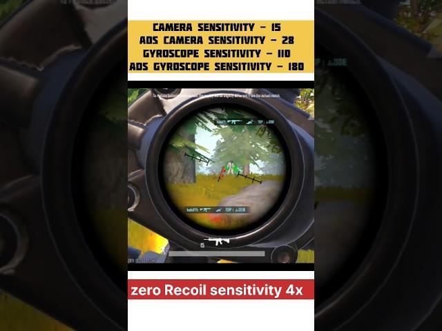 Zero Recoil sensitivity 2025 || best sensitivity bgmi and PUBG mobile 2025 @KalaXYt  #pubgmobileh