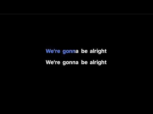 Ariana Grande - Be Alright Karaoke