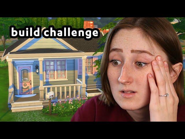 the sims team sent me an official build challenge...