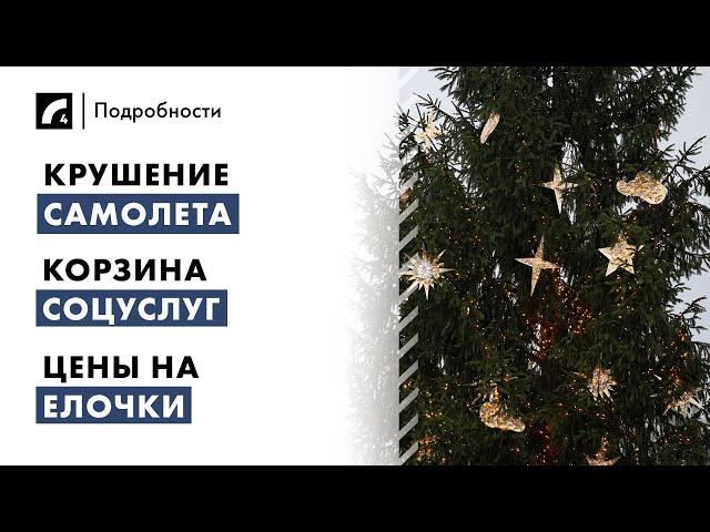 Расследование крушения самолета, корзина соцуслуг, цены на елочка  | "Подробности" ЛР4 10/12