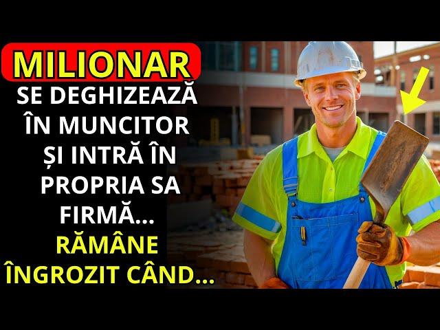 UN MILIONAR SE DEGHIZEAZĂ ÎN MUNCITOR ȘI INTRĂ ÎN PROPRIA FIRMĂ... RĂMÂNE ȘOCAT CÂND...